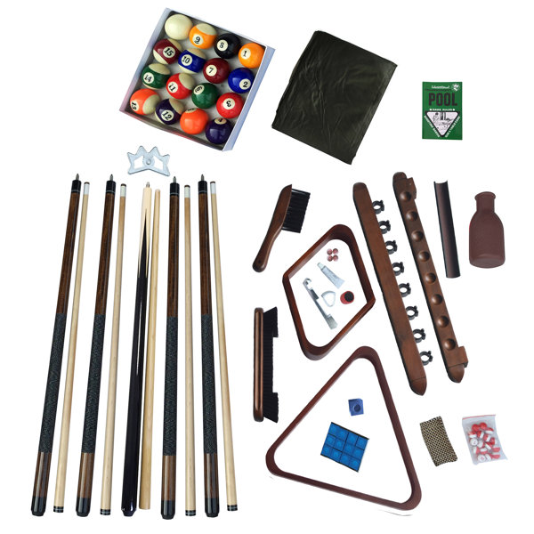 Hathaway Games Deluxe Billiards Pool Table Accessory Kit & Reviews